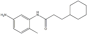 N-(5-amino-2-methylphenyl)-3-cyclohexylpropanamide