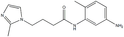 N-(5-amino-2-methylphenyl)-4-(2-methyl-1H-imidazol-1-yl)butanamide Structure