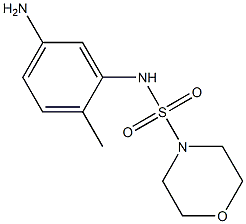 N-(5-amino-2-methylphenyl)morpholine-4-sulfonamide Structure