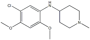 N-(5-chloro-2,4-dimethoxyphenyl)-1-methylpiperidin-4-amine Structure