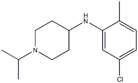 N-(5-chloro-2-methylphenyl)-1-(propan-2-yl)piperidin-4-amine Structure