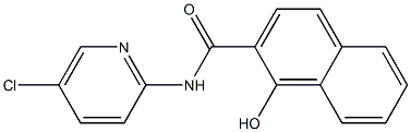 N-(5-chloropyridin-2-yl)-1-hydroxynaphthalene-2-carboxamide Structure