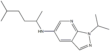  N-(5-methylhexan-2-yl)-1-(propan-2-yl)-1H-pyrazolo[3,4-b]pyridin-5-amine