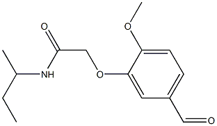 N-(sec-butyl)-2-(5-formyl-2-methoxyphenoxy)acetamide