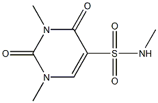 N,1,3-trimethyl-2,4-dioxo-1,2,3,4-tetrahydropyrimidine-5-sulfonamide Structure