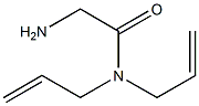 N,N-diallyl-2-aminoacetamide Struktur