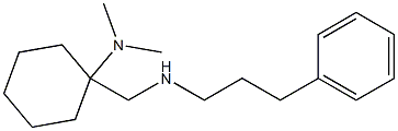 N,N-dimethyl-1-{[(3-phenylpropyl)amino]methyl}cyclohexan-1-amine Structure