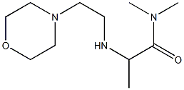 N,N-dimethyl-2-{[2-(morpholin-4-yl)ethyl]amino}propanamide Structure