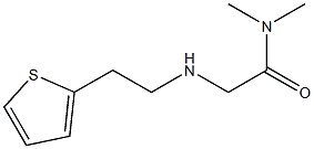 N,N-dimethyl-2-{[2-(thiophen-2-yl)ethyl]amino}acetamide Struktur