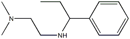 N,N-dimethyl-N'-(1-phenylpropyl)ethane-1,2-diamine Structure