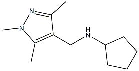 N-[(1,3,5-trimethyl-1H-pyrazol-4-yl)methyl]cyclopentanamine