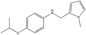 N-[(1-methyl-1H-pyrrol-2-yl)methyl]-4-(propan-2-yloxy)aniline Struktur