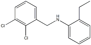 N-[(2,3-dichlorophenyl)methyl]-2-ethylaniline 化学構造式