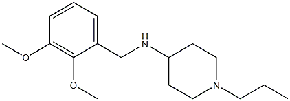 N-[(2,3-dimethoxyphenyl)methyl]-1-propylpiperidin-4-amine