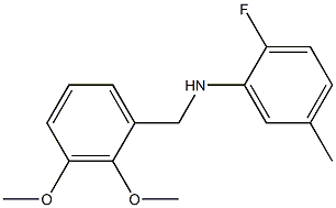  N-[(2,3-dimethoxyphenyl)methyl]-2-fluoro-5-methylaniline