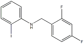 N-[(2,4-difluorophenyl)methyl]-2-iodoaniline Structure