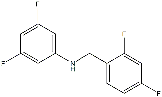 N-[(2,4-difluorophenyl)methyl]-3,5-difluoroaniline Structure