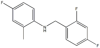 N-[(2,4-difluorophenyl)methyl]-4-fluoro-2-methylaniline Struktur