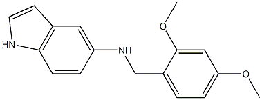 N-[(2,4-dimethoxyphenyl)methyl]-1H-indol-5-amine