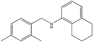 N-[(2,4-dimethylphenyl)methyl]-5,6,7,8-tetrahydronaphthalen-1-amine,,结构式