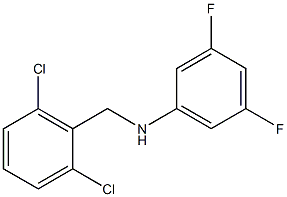 N-[(2,6-dichlorophenyl)methyl]-3,5-difluoroaniline 结构式