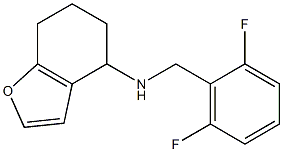 N-[(2,6-difluorophenyl)methyl]-4,5,6,7-tetrahydro-1-benzofuran-4-amine Struktur