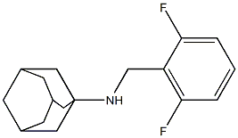 N-[(2,6-difluorophenyl)methyl]adamantan-1-amine Structure