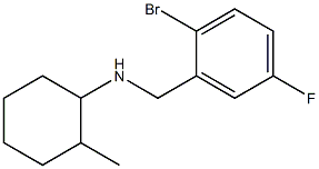 N-[(2-bromo-5-fluorophenyl)methyl]-2-methylcyclohexan-1-amine,,结构式