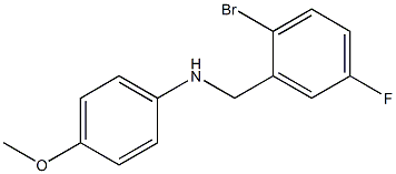  N-[(2-bromo-5-fluorophenyl)methyl]-4-methoxyaniline