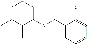 N-[(2-chlorophenyl)methyl]-2,3-dimethylcyclohexan-1-amine 化学構造式