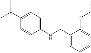 N-[(2-ethoxyphenyl)methyl]-4-(propan-2-yl)aniline Struktur