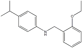 N-[(2-ethoxyphenyl)methyl]-4-(propan-2-yl)aniline Structure