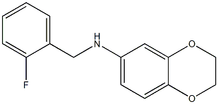 N-[(2-fluorophenyl)methyl]-2,3-dihydro-1,4-benzodioxin-6-amine Structure