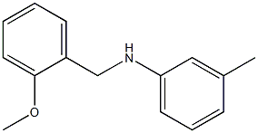 N-[(2-methoxyphenyl)methyl]-3-methylaniline Structure