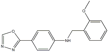 N-[(2-methoxyphenyl)methyl]-4-(1,3,4-oxadiazol-2-yl)aniline