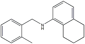 N-[(2-methylphenyl)methyl]-5,6,7,8-tetrahydronaphthalen-1-amine Structure