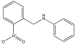 N-[(2-nitrophenyl)methyl]aniline Struktur