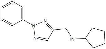 N-[(2-phenyl-2H-1,2,3-triazol-4-yl)methyl]cyclopentanamine