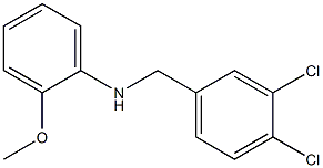 N-[(3,4-dichlorophenyl)methyl]-2-methoxyaniline Struktur