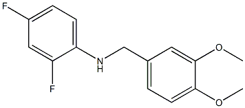 N-[(3,4-dimethoxyphenyl)methyl]-2,4-difluoroaniline