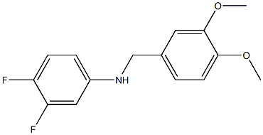  N-[(3,4-dimethoxyphenyl)methyl]-3,4-difluoroaniline