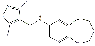 N-[(3,5-dimethyl-1,2-oxazol-4-yl)methyl]-3,4-dihydro-2H-1,5-benzodioxepin-7-amine