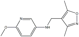  N-[(3,5-dimethyl-1,2-oxazol-4-yl)methyl]-6-methoxypyridin-3-amine