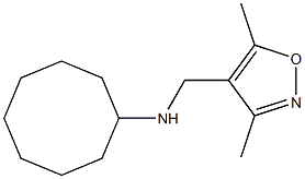  N-[(3,5-dimethyl-1,2-oxazol-4-yl)methyl]cyclooctanamine