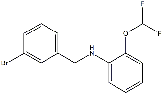  N-[(3-bromophenyl)methyl]-2-(difluoromethoxy)aniline