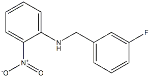 N-[(3-fluorophenyl)methyl]-2-nitroaniline Structure