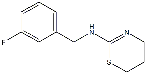 N-[(3-fluorophenyl)methyl]-5,6-dihydro-4H-1,3-thiazin-2-amine