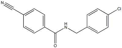 N-[(4-chlorophenyl)methyl]-4-cyanobenzamide Structure