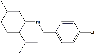 N-[(4-chlorophenyl)methyl]-5-methyl-2-(propan-2-yl)cyclohexan-1-amine Structure