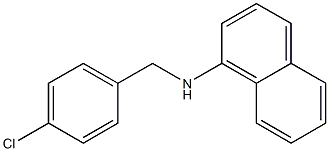 N-[(4-chlorophenyl)methyl]naphthalen-1-amine